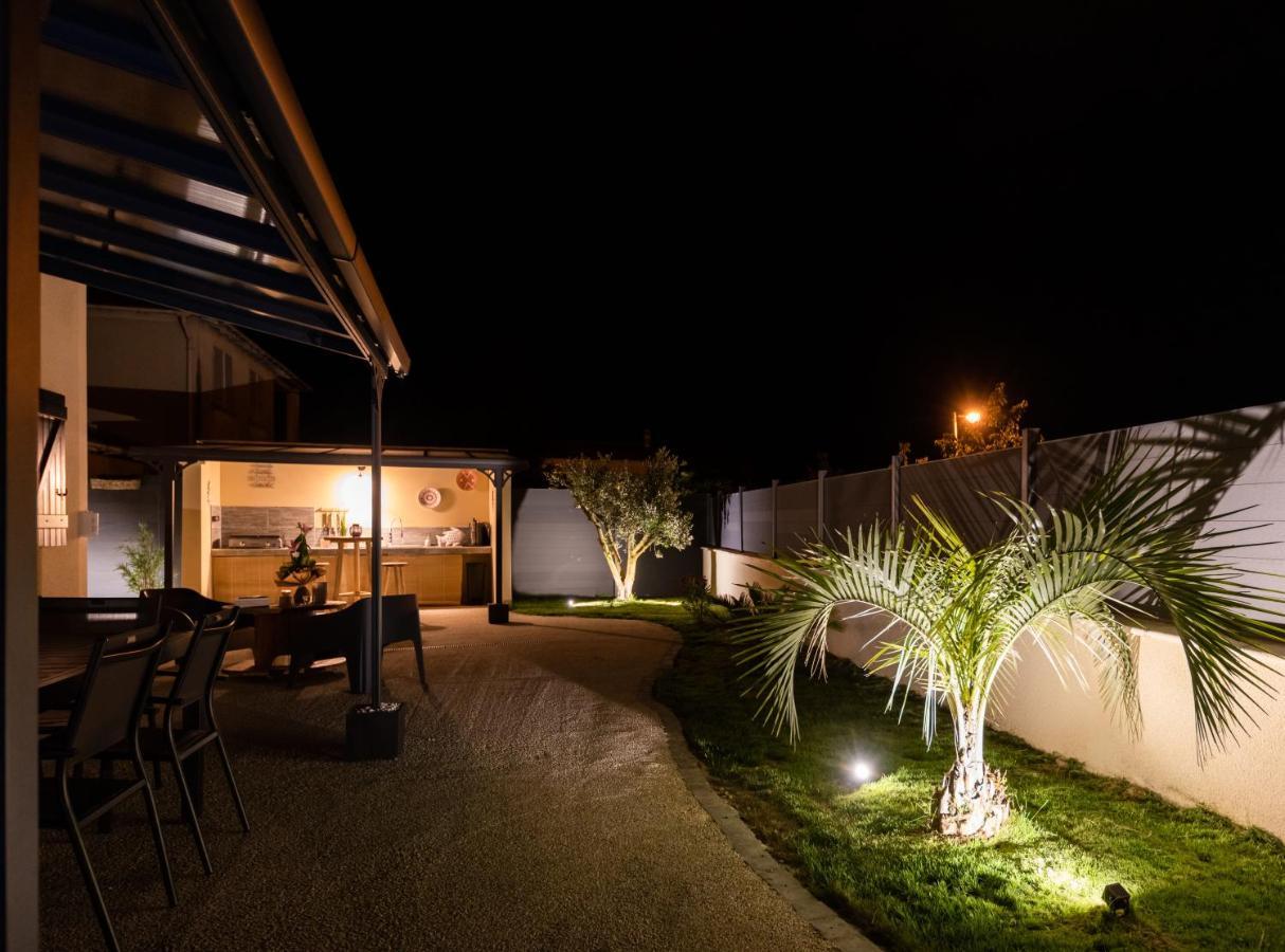 Villa Des Oliviers Sublime Villa Avec Piscine Chauffee Et Privee Et Baby Foot Bon-Encontre ภายนอก รูปภาพ